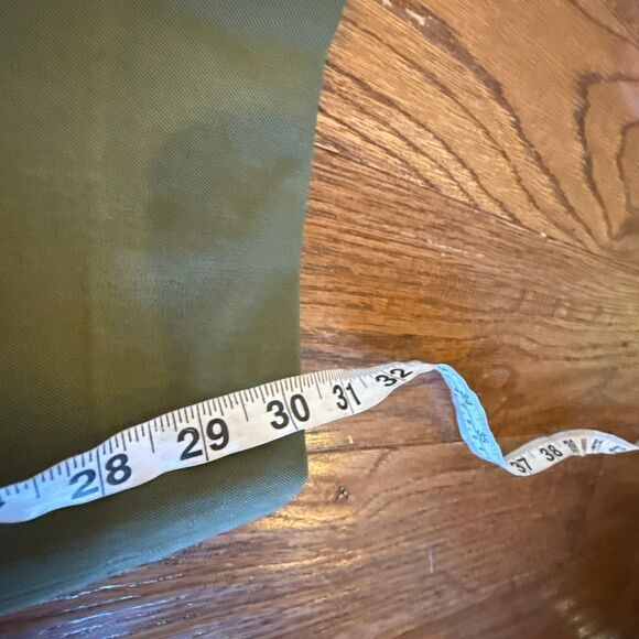 Banana Republic Sloan curvy fit green pants size 8 tall - Picture 7 of 12